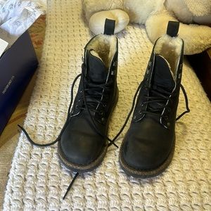 Birkenstock Bryson Shearling Black Boots